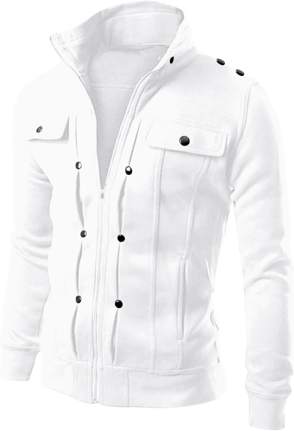 2024 Men's 2 Pieces Full Zip Tracksuits Classic Sport Suits Stylish Casual Outfits Jacket & Pants Fitness Sweatsuit Set