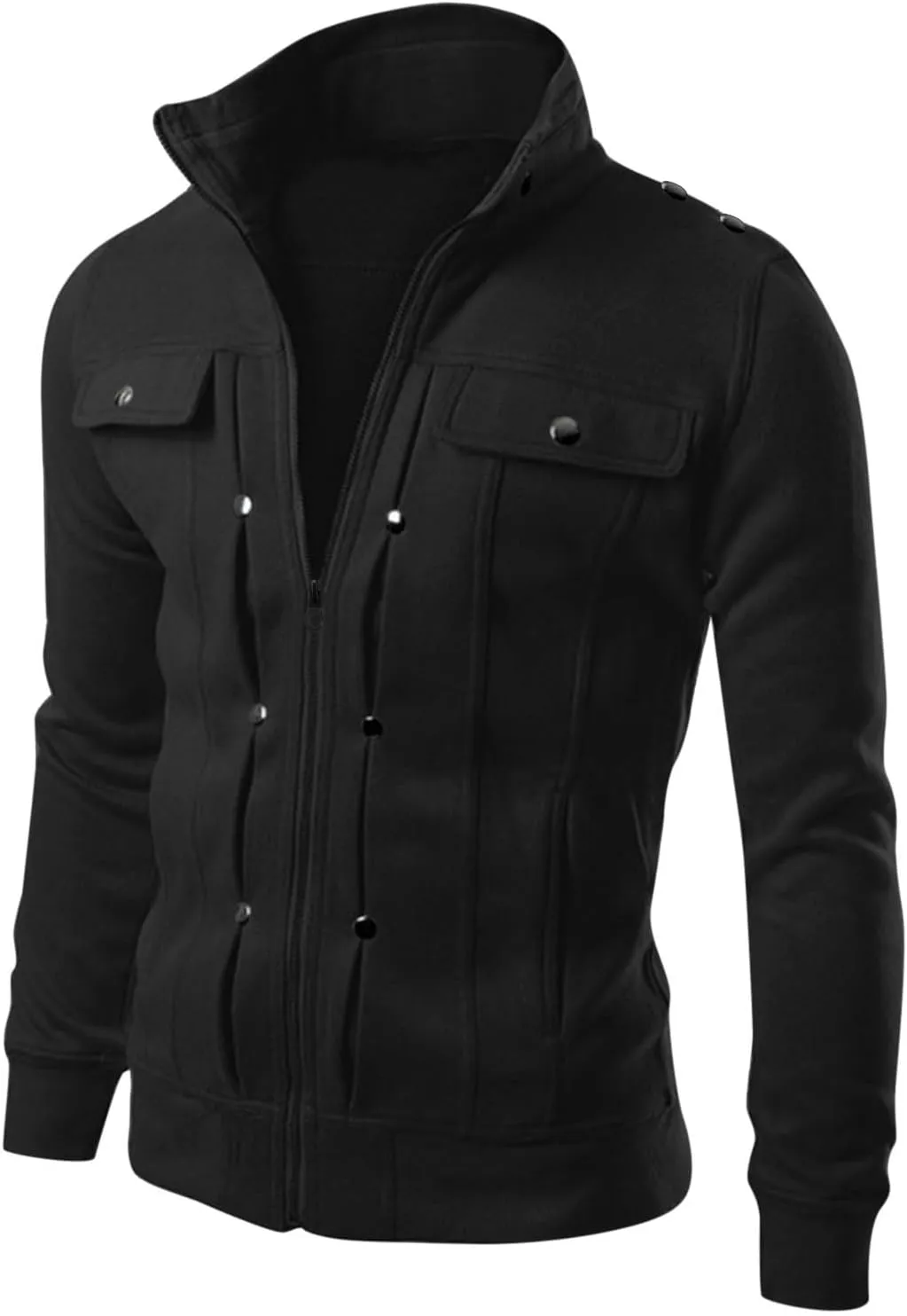 2024 Men's 2 Pieces Full Zip Tracksuits Classic Sport Suits Stylish Casual Outfits Jacket & Pants Fitness Sweatsuit Set