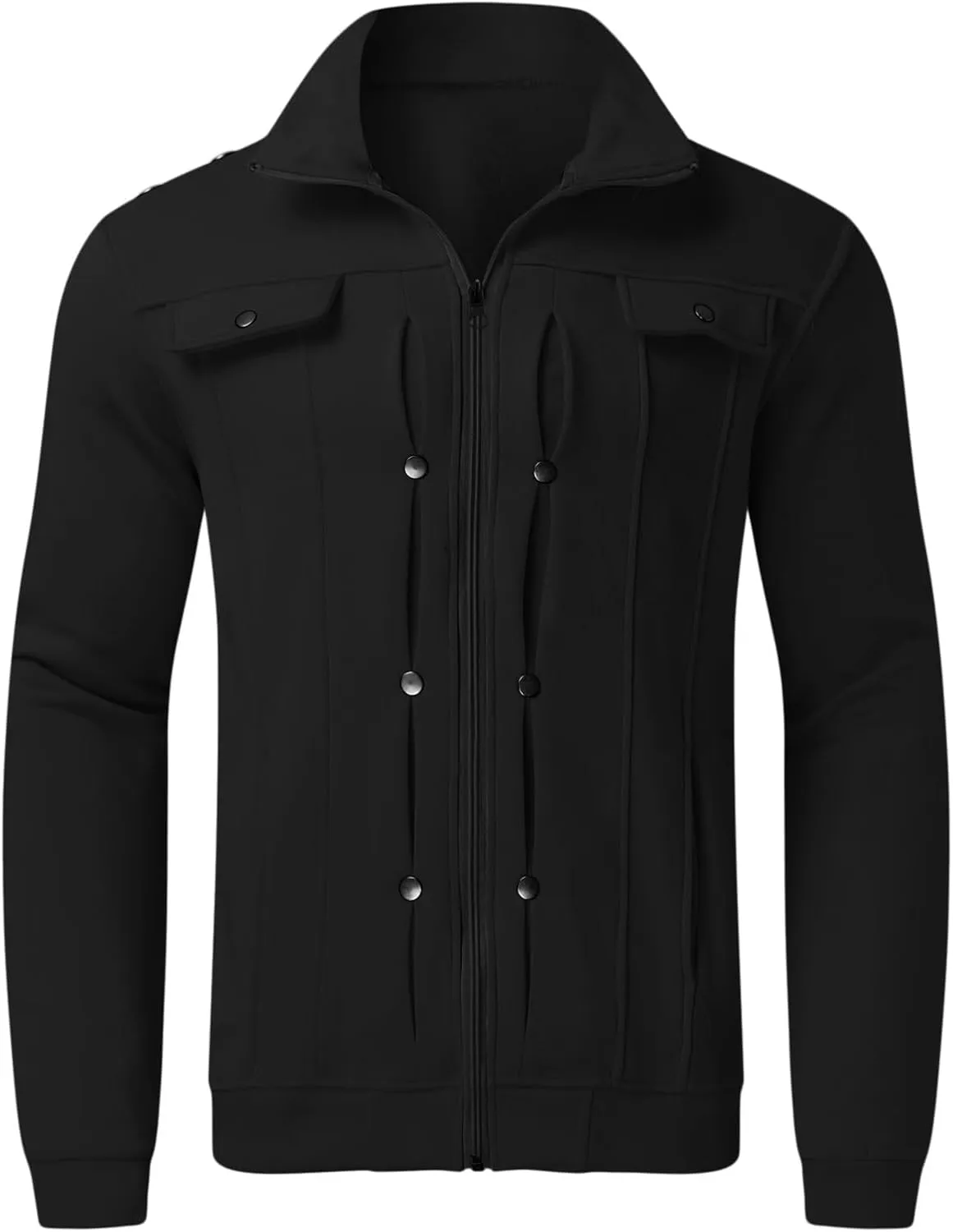 2024 Men's 2 Pieces Full Zip Tracksuits Classic Sport Suits Stylish Casual Outfits Jacket & Pants Fitness Sweatsuit Set
