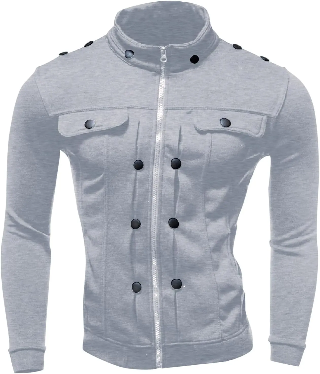 2024 Men's 2 Pieces Full Zip Tracksuits Classic Sport Suits Stylish Casual Outfits Jacket & Pants Fitness Sweatsuit Set