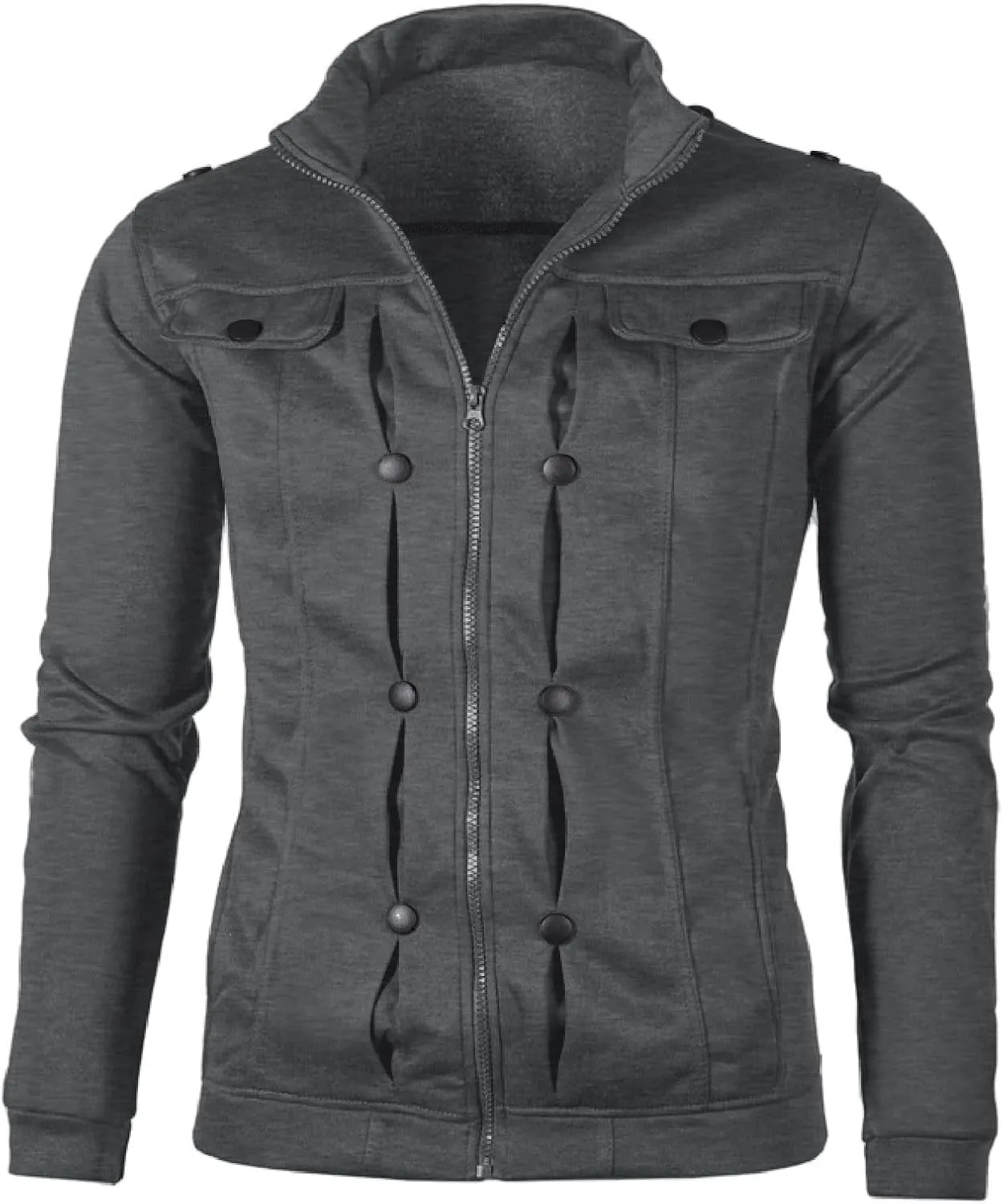 2024 Men's 2 Pieces Full Zip Tracksuits Classic Sport Suits Stylish Casual Outfits Jacket & Pants Fitness Sweatsuit Set
