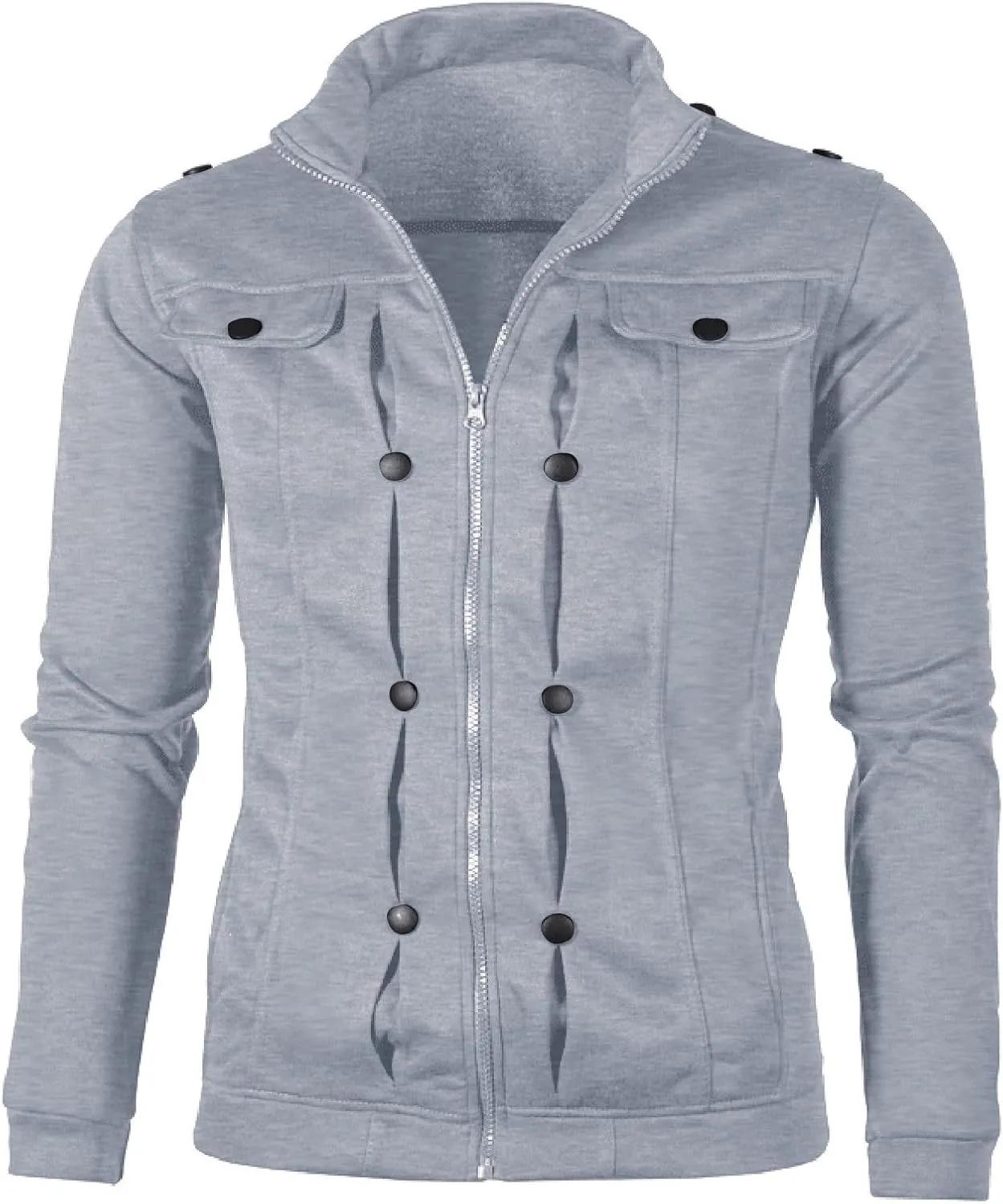 2024 Men's 2 Pieces Full Zip Tracksuits Classic Sport Suits Stylish Casual Outfits Jacket & Pants Fitness Sweatsuit Set