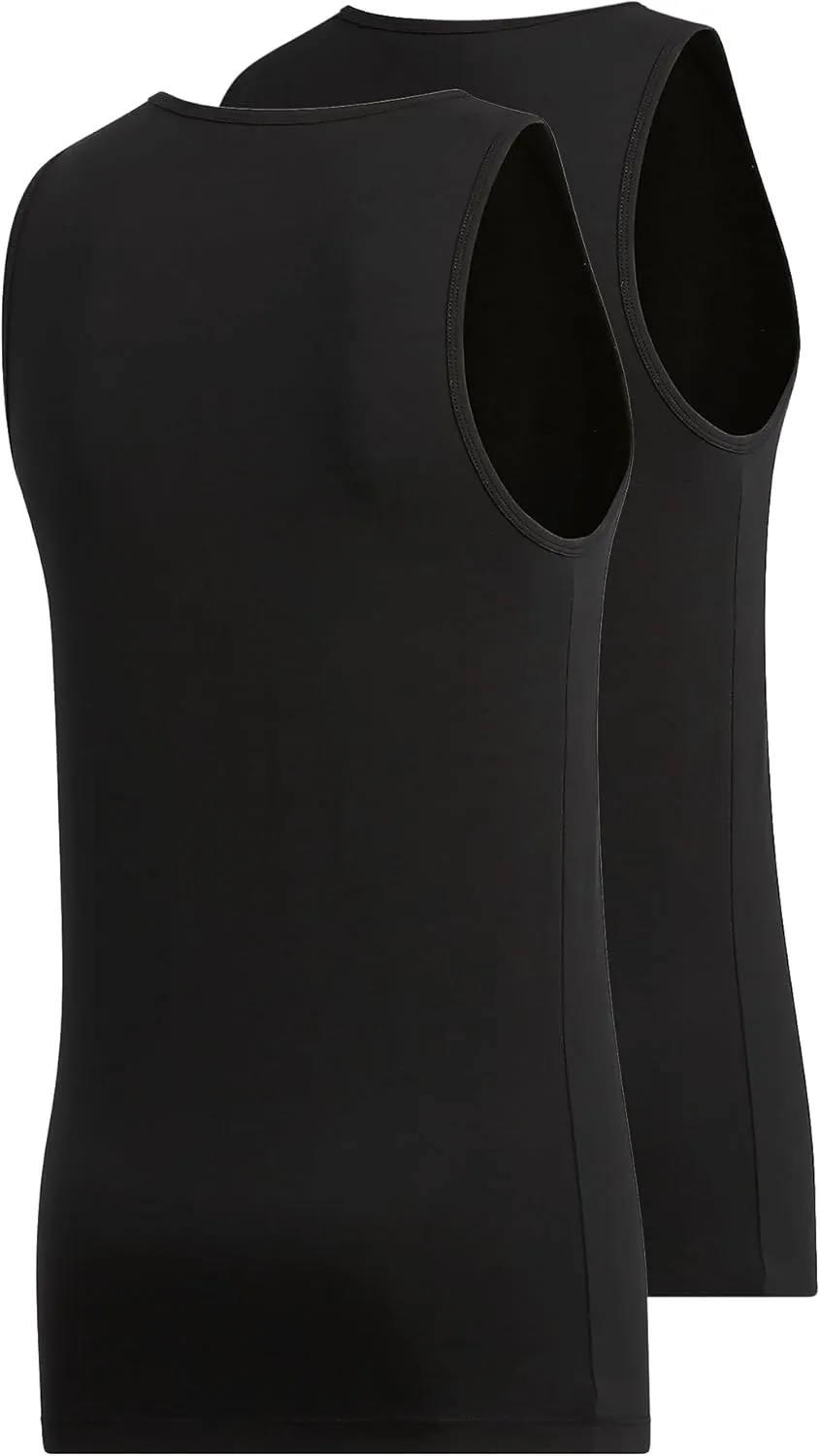adidas Men's Stretch Cotton Tank Top Undershirts (2-Pack)