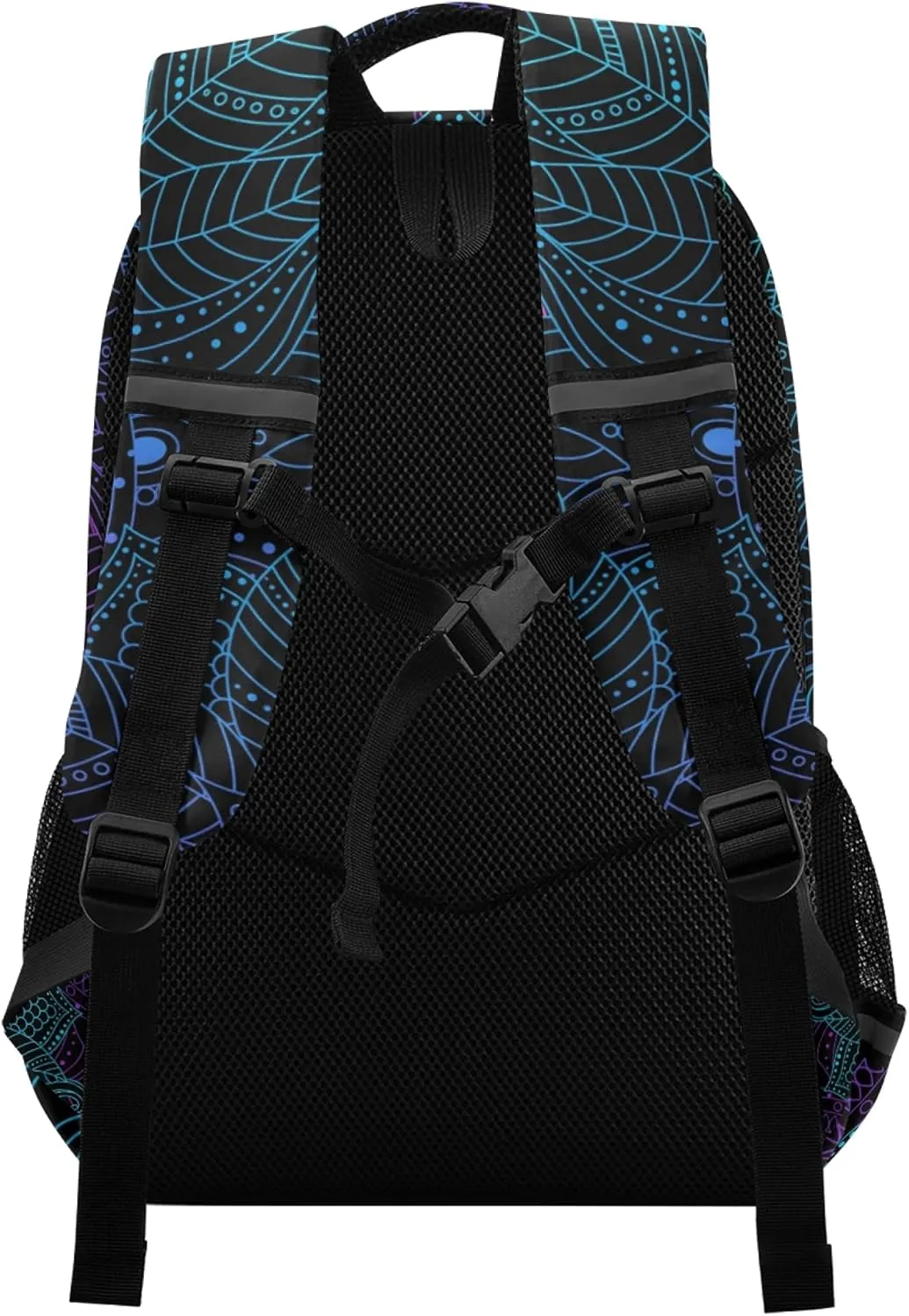 ALAZA Art Arabesque Mandala Boho Ethnic Bohemian Backpack Purse for Women Men Personalized Laptop Notebook Tablet School Bag Stylish Casual Daypack, 13 14 15.6 inch