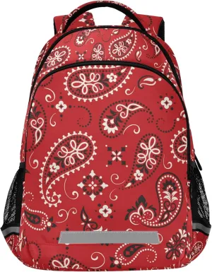 ALAZA Ornament Paisley Print Boho Backpack Purse for Women Men Personalized Laptop Notebook Tablet School Bag Stylish Casual Daypack, 13 14 15.6 inch