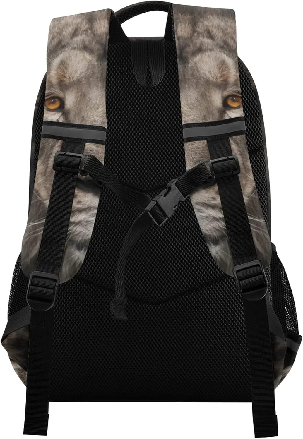 ALAZA Portrait Of Lion Animal Print Backpack Purse for Women Men Personalized Laptop Notebook Tablet School Bag Stylish Casual Daypack, 13 14 15.6 inch