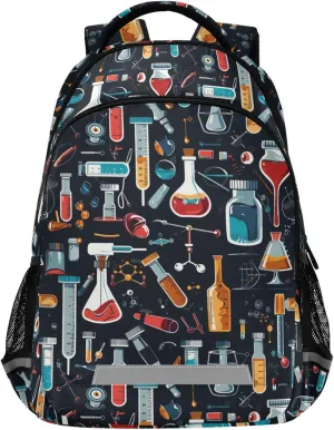 ALAZA Science Chemistry Backpack Purse for Women Men Personalized Laptop Notebook Tablet School Bag Stylish Casual Daypack, 13 14 15.6 inch