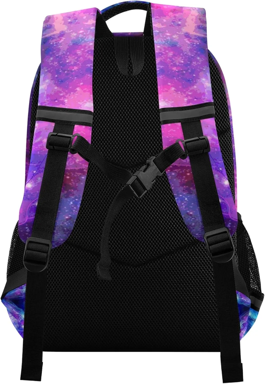 ALAZA Wolf Print Galaxy Starry Sky Animal Backpack Purse for Women Men Personalized Laptop Notebook Tablet School Bag Stylish Casual Daypack, 13 14 15.6 inch