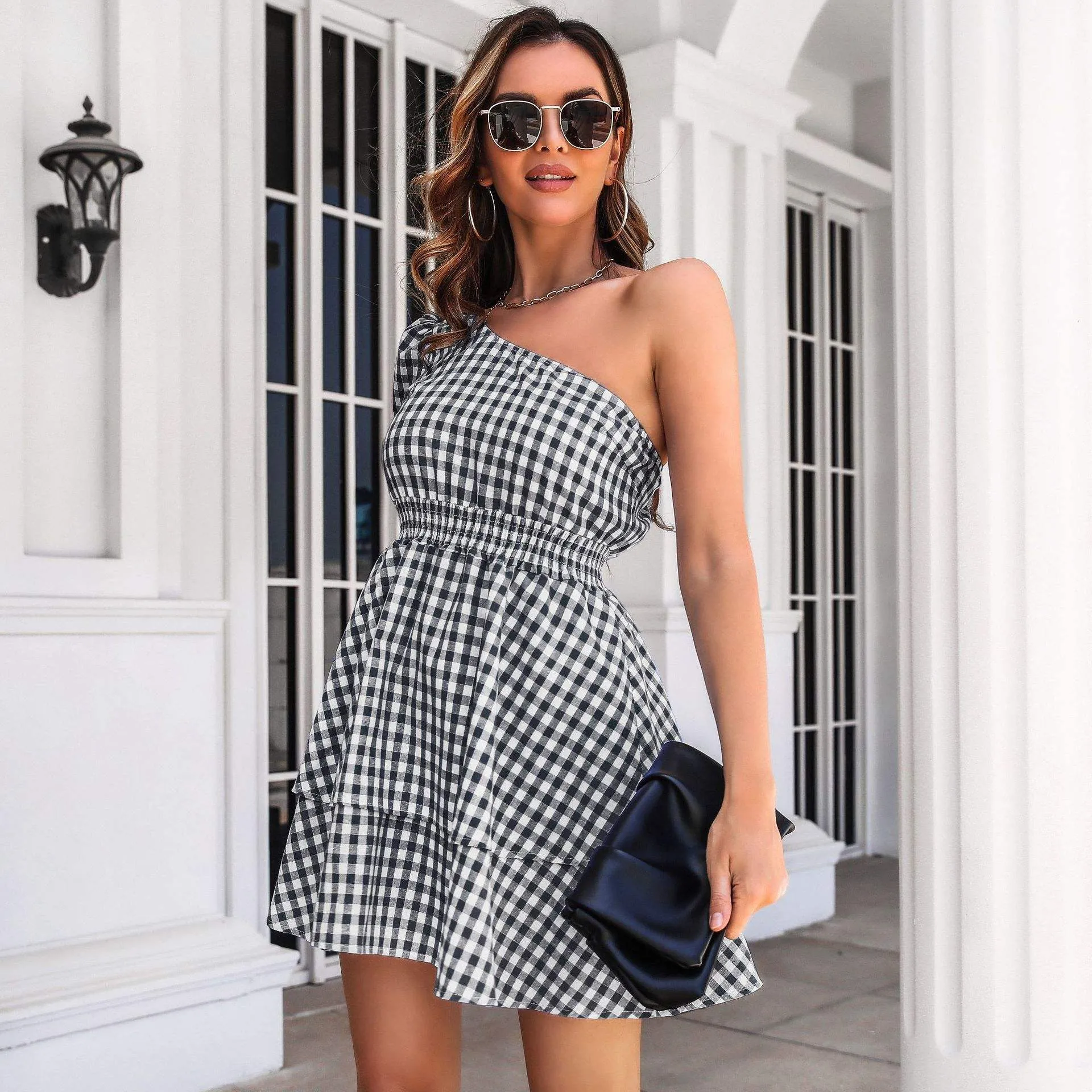 Alia Summer Plaid Dress