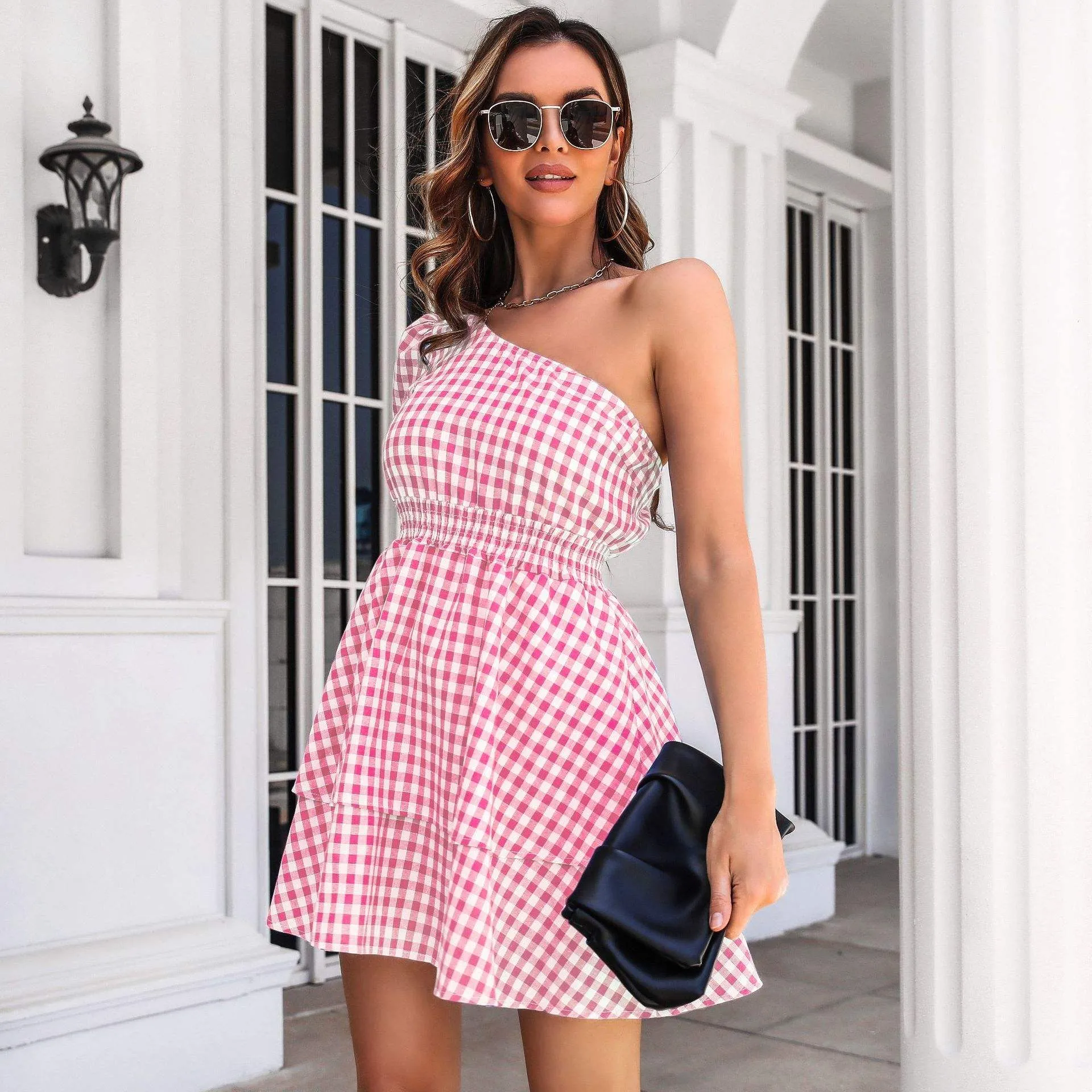 Alia Summer Plaid Dress