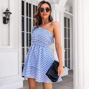 Alia Summer Plaid Dress