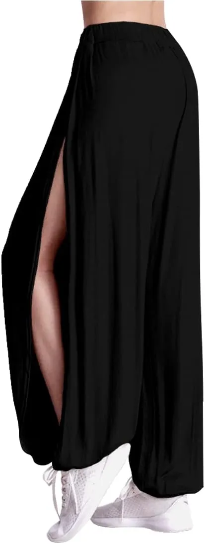 ARJOSA Women's Yoga Harem Pants Flare Loose Baggy Wide Leg Lounge Pajama Bottoms
