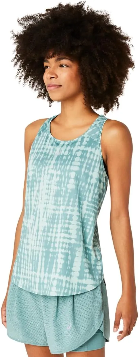 ASICS Women's ROAD ALL OVER PRINT TANK RUNNING Top