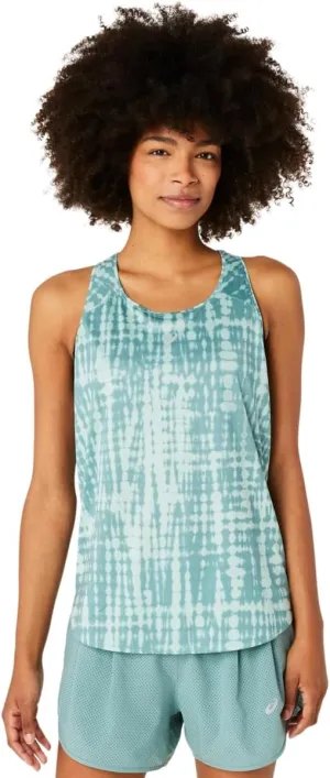 ASICS Women's ROAD ALL OVER PRINT TANK RUNNING Top