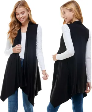 Azules Sleeveless Cardigan Vest for Women- Stylish Casual Womens Cardigans for Every Occasion