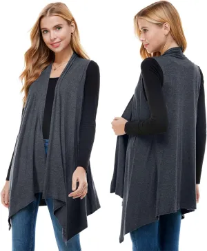 Azules Sleeveless Cardigan Vest for Women- Stylish Casual Womens Cardigans for Every Occasion