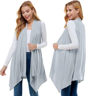 Azules Sleeveless Cardigan Vest for Women- Stylish Casual Womens Cardigans for Every Occasion