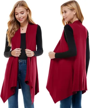 Azules Sleeveless Cardigan Vest for Women- Stylish Casual Womens Cardigans for Every Occasion