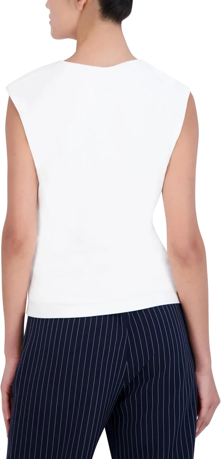 BCBGeneration Women's Sleeveless Cowl Neck Drape Pullover Tank Top