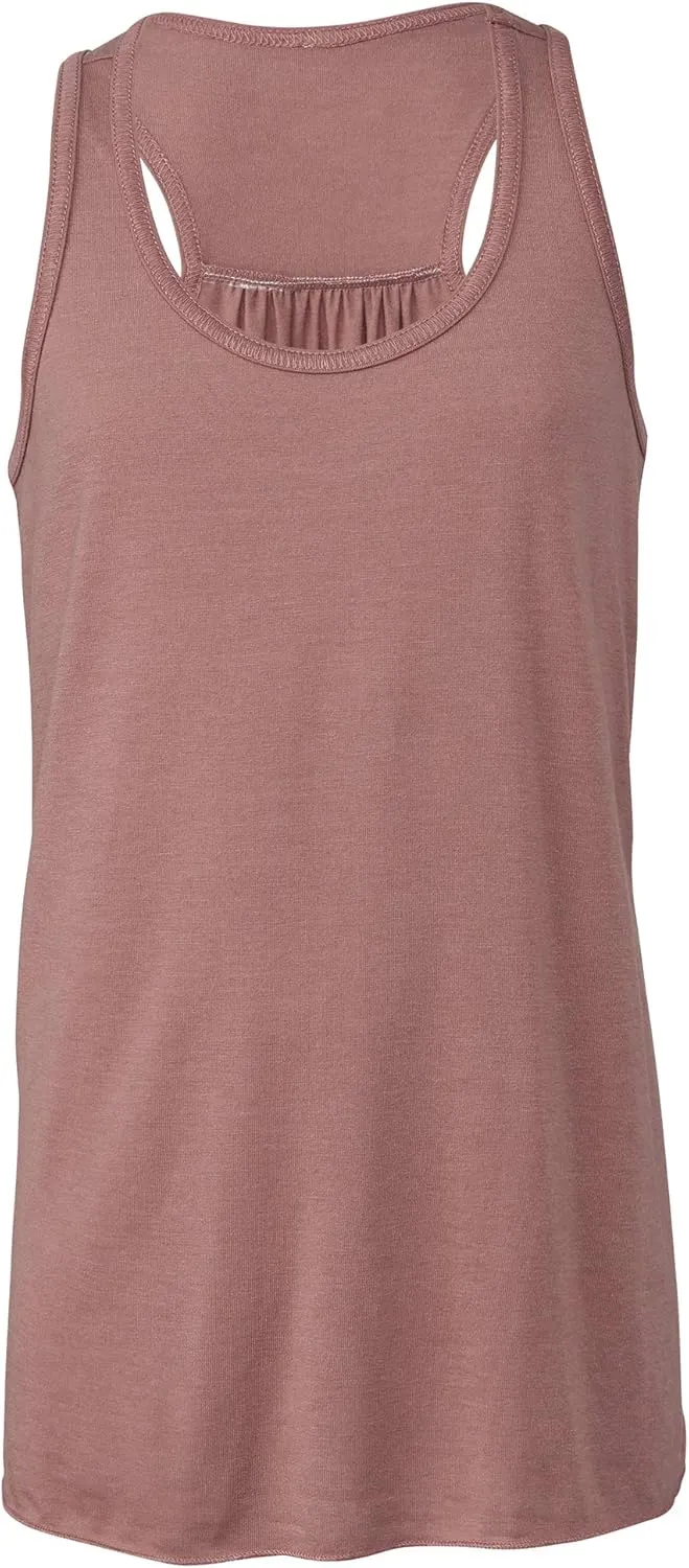 Bella Canvas Youths Girls Flowy Racer Back Tank Top