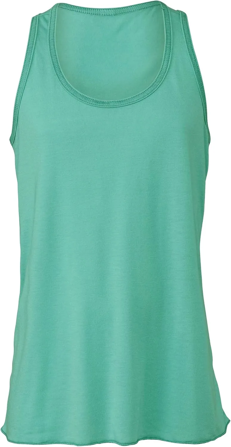 Bella Canvas Youths Girls Flowy Racer Back Tank Top