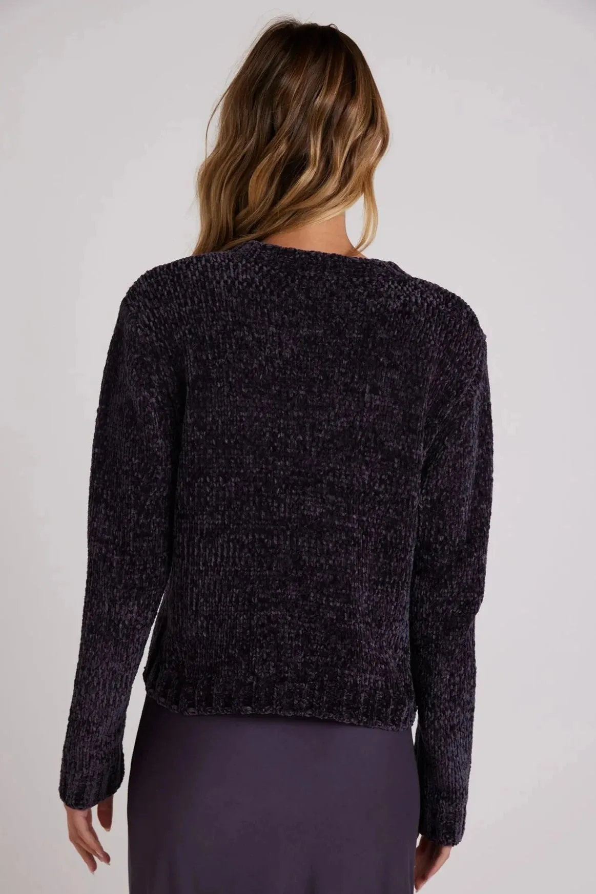 Bella Dahl Crew Neck Chenille Sweater