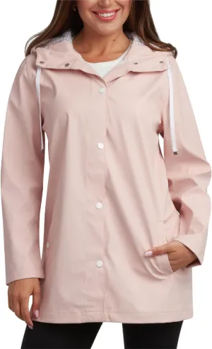 Big Chill Womens Rain Coat - Lightweight Water Resistant Womens Rain Jacket with Hood - Windbreaker Anorak Jackets for Women