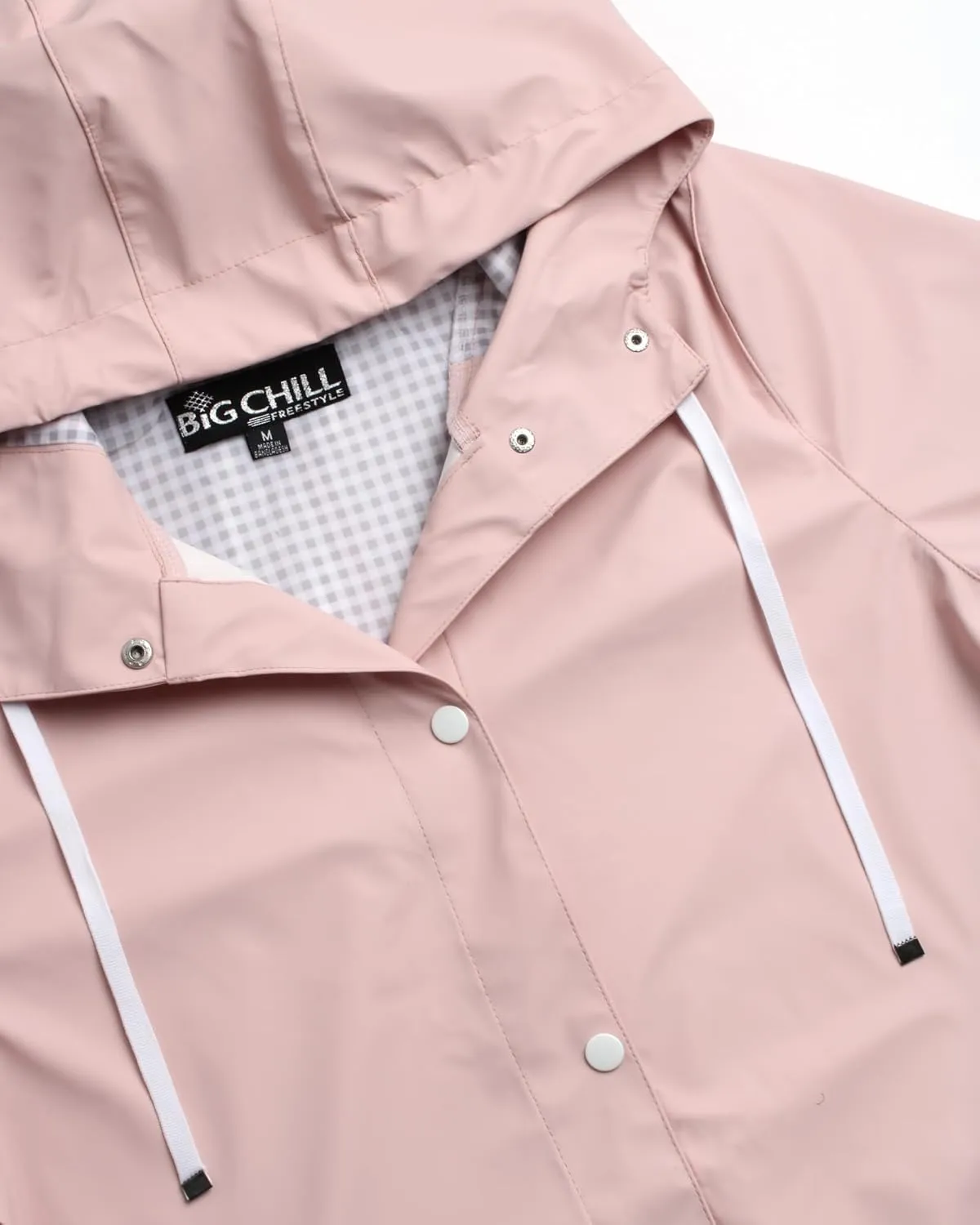 Big Chill Womens Rain Coat - Lightweight Water Resistant Womens Rain Jacket with Hood - Windbreaker Anorak Jackets for Women