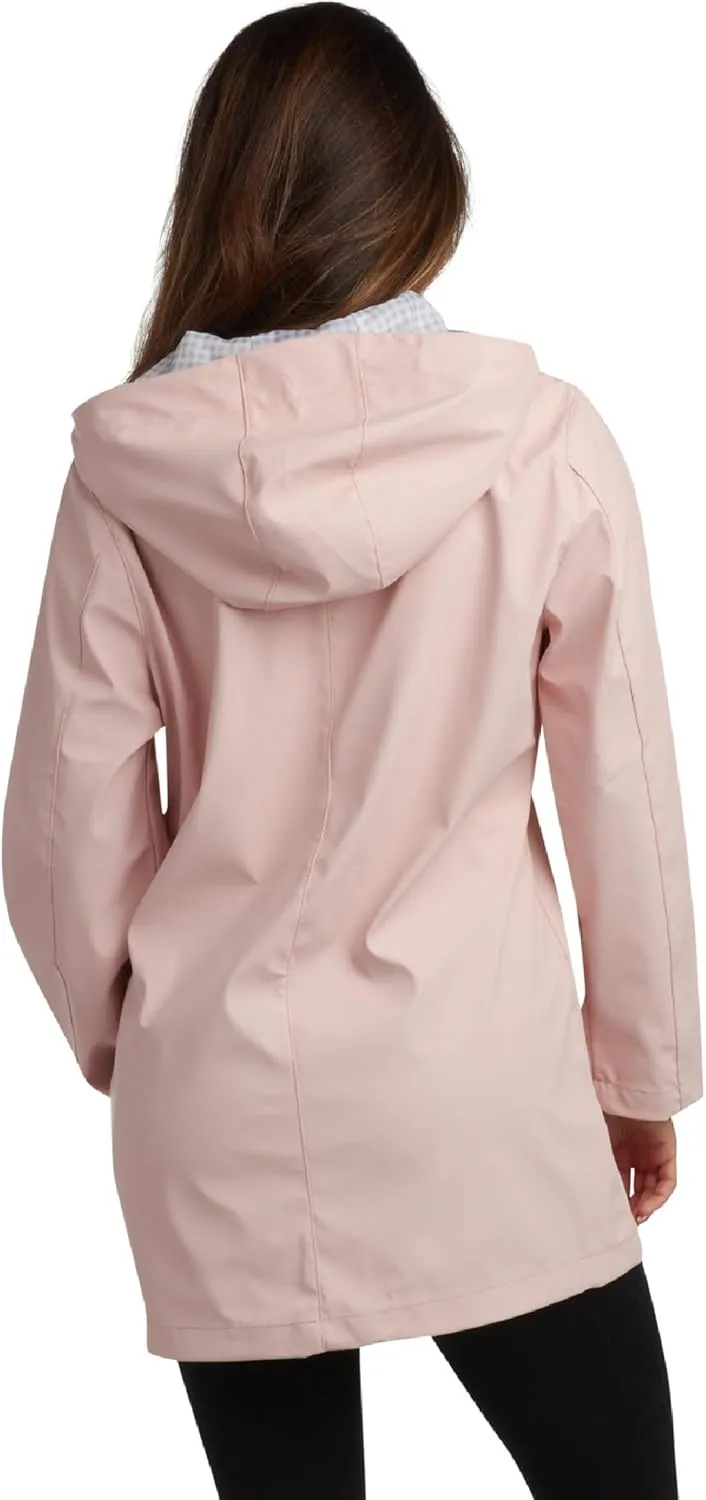 Big Chill Womens Rain Coat - Lightweight Water Resistant Womens Rain Jacket with Hood - Windbreaker Anorak Jackets for Women