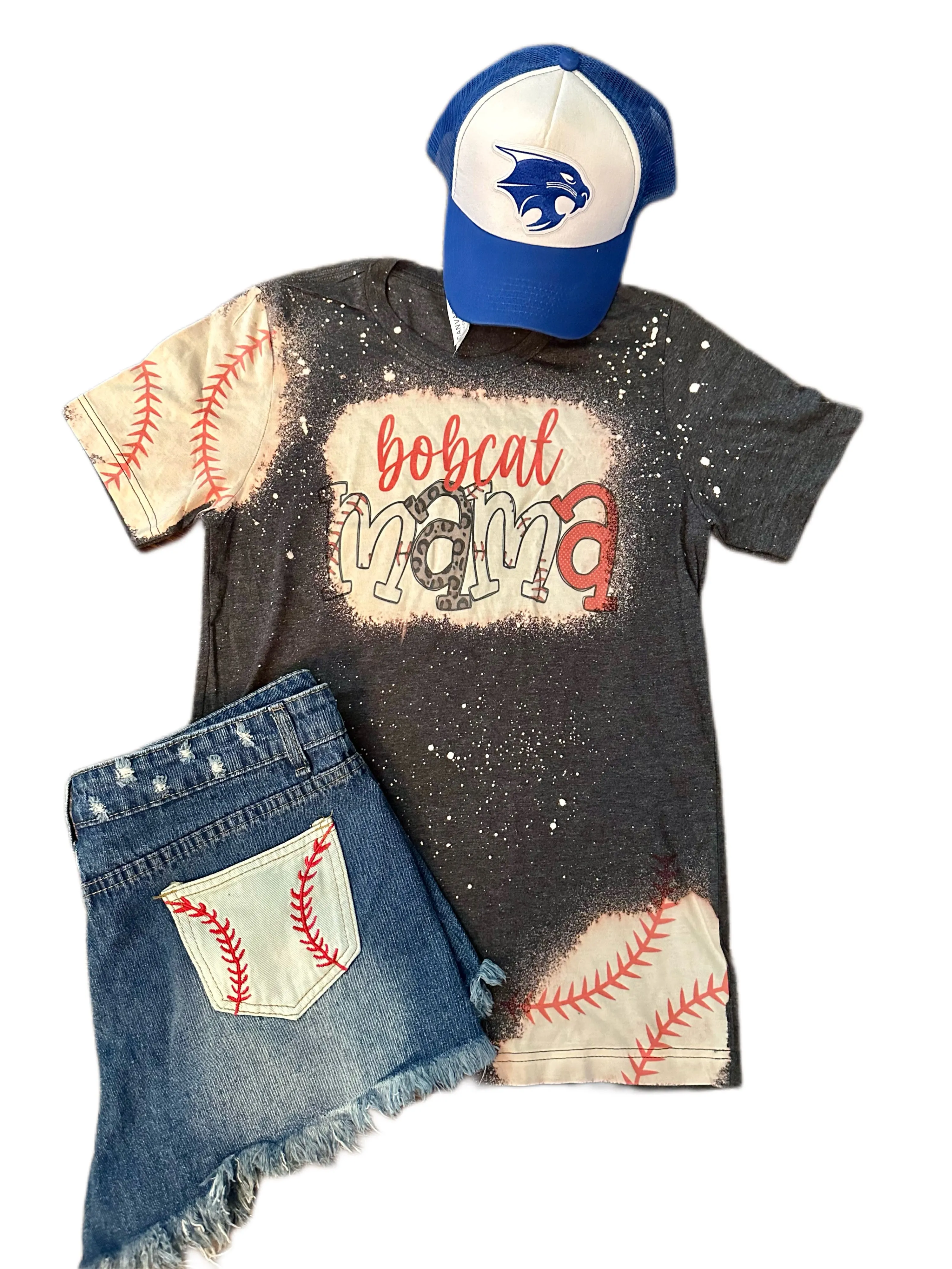 Bleached Bobcat Mama T-Shirts