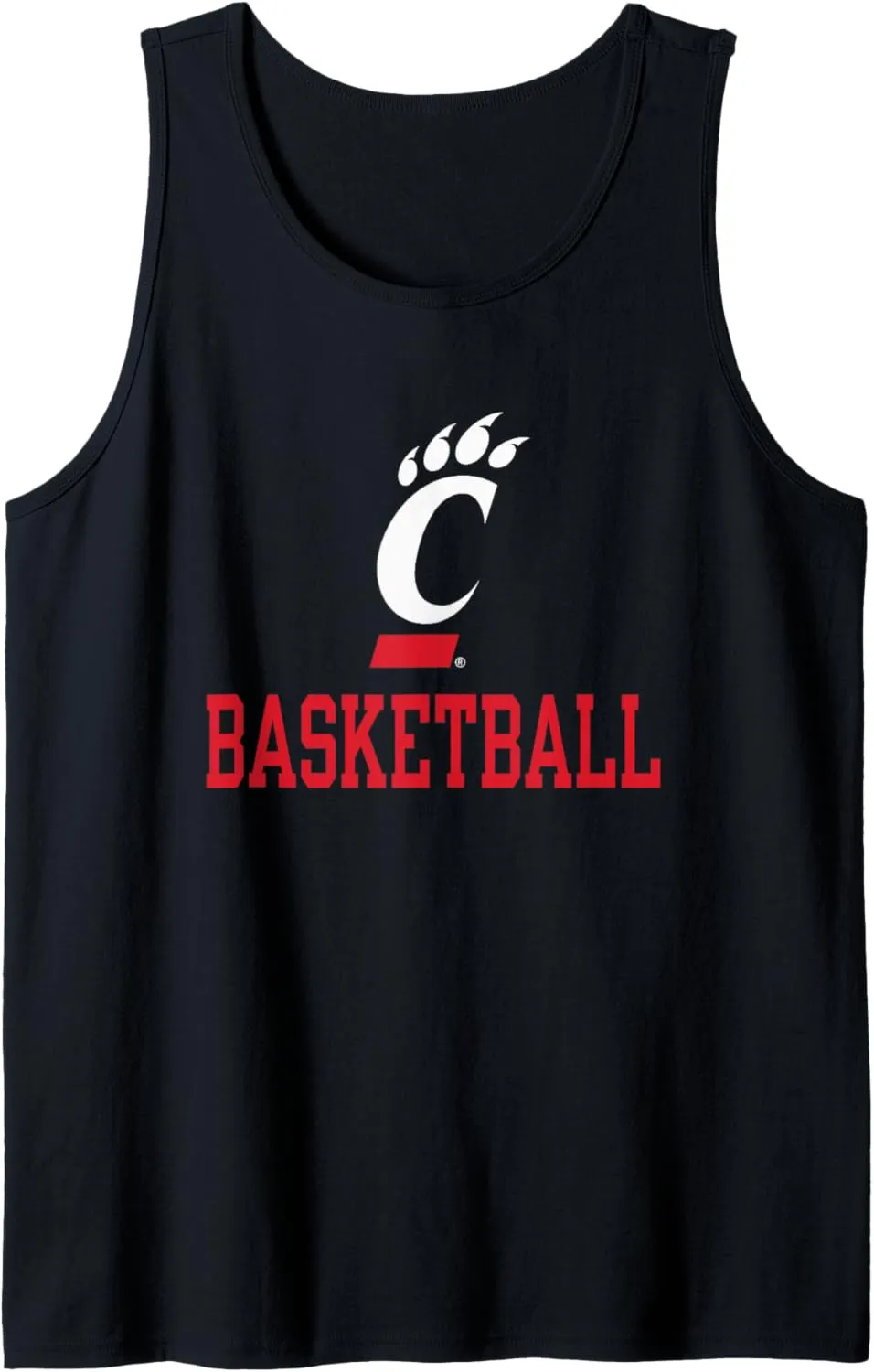 Cincinnati Bearcats Basketball Icon Logo Officially Licensed Tank Top