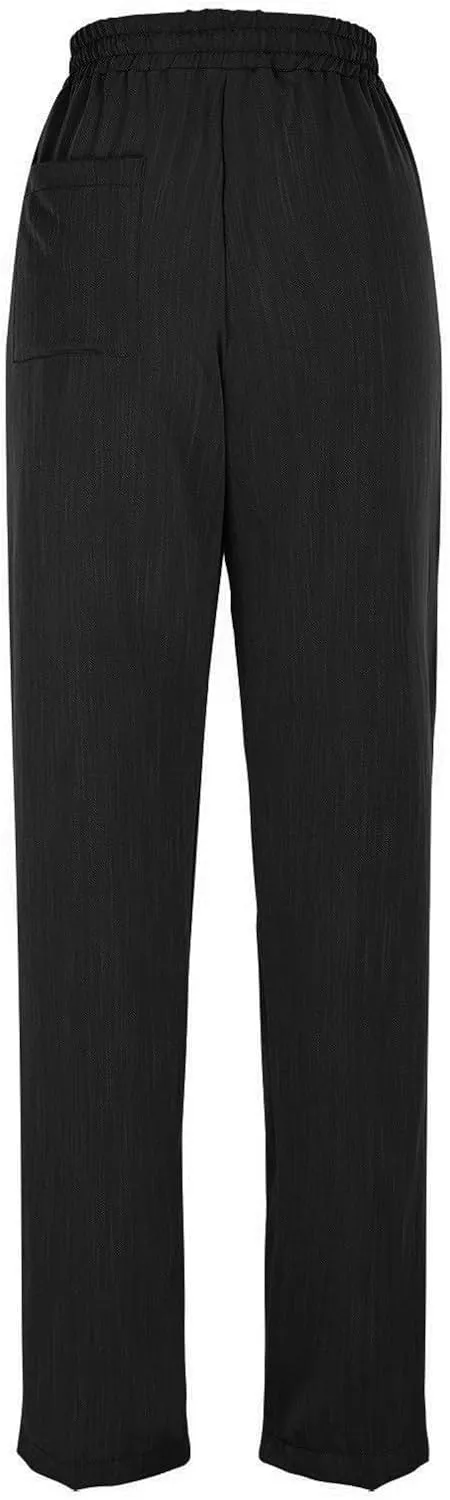 Cropped Linen Pants Women High Waist Wide Leg Casual Palazzo Pant with Pockets Beach Crop Trousers Summer Outfits