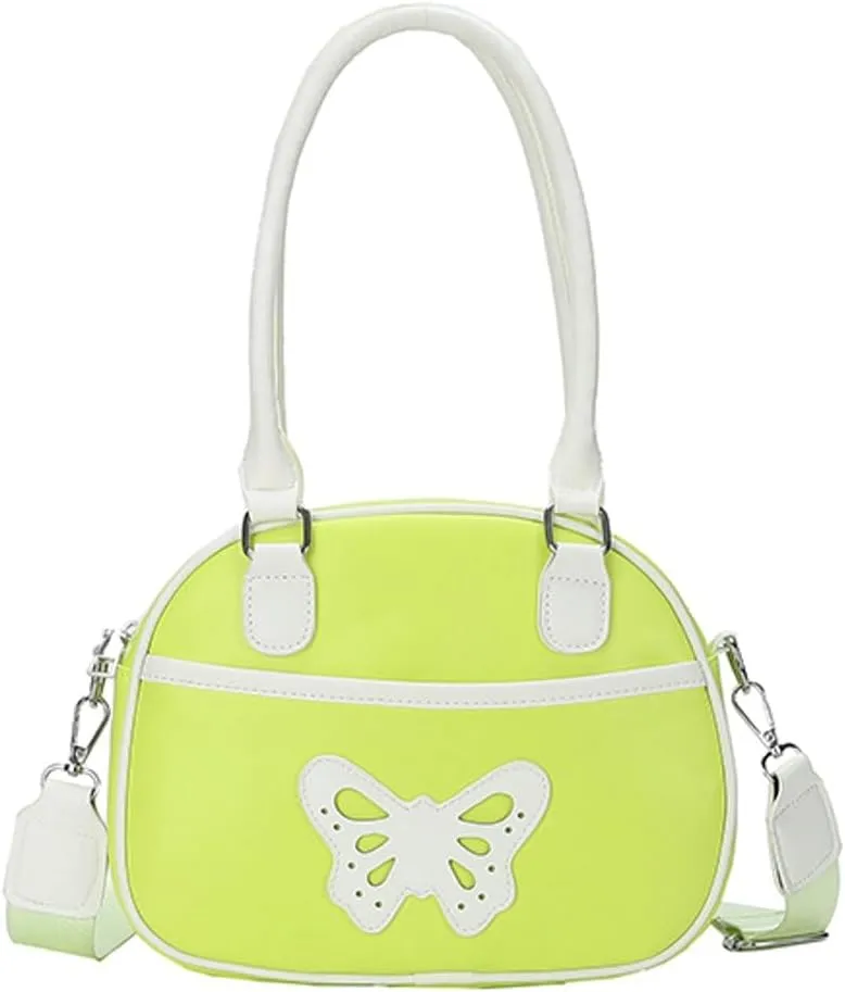 Cute Bowknot Bag for Women Designer PU Leather Crossbody Hobo Shoulder Bag Stylish Casual Underarm Purse Handbag