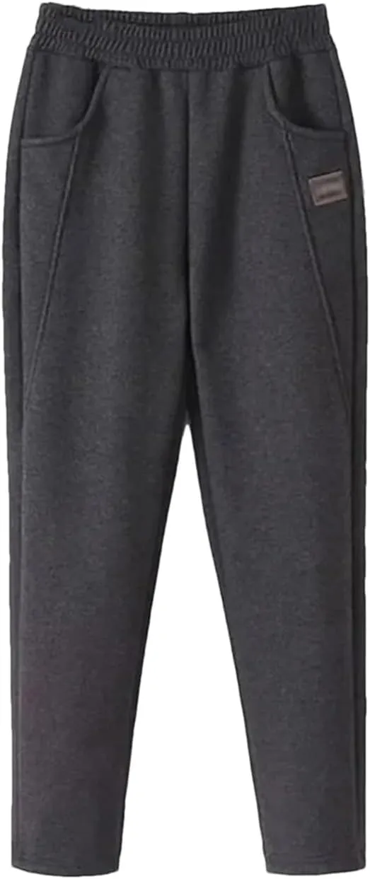 Dninmim Harem Pants Women Thicken High Waist Pencil Pantalones Warm Pencil Sweatpants