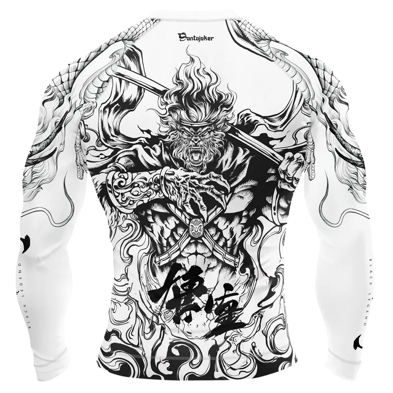 Dragonbound Monkey King Men's Long Sleeve Rash Guard