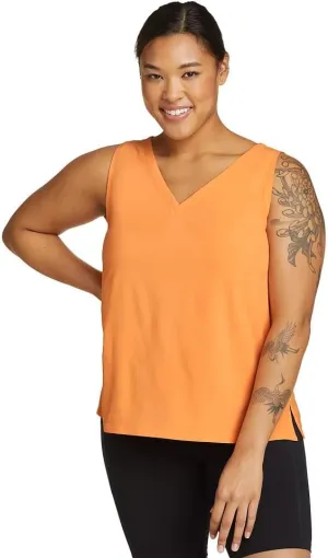 Eddie Bauer Women's Departure V-Neck Tank Top - Solid