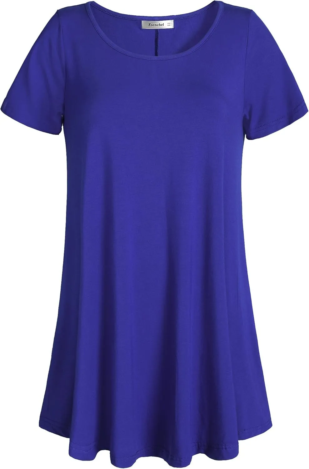 Esenchel Women's Tunic Top Casual T Shirt for Leggings