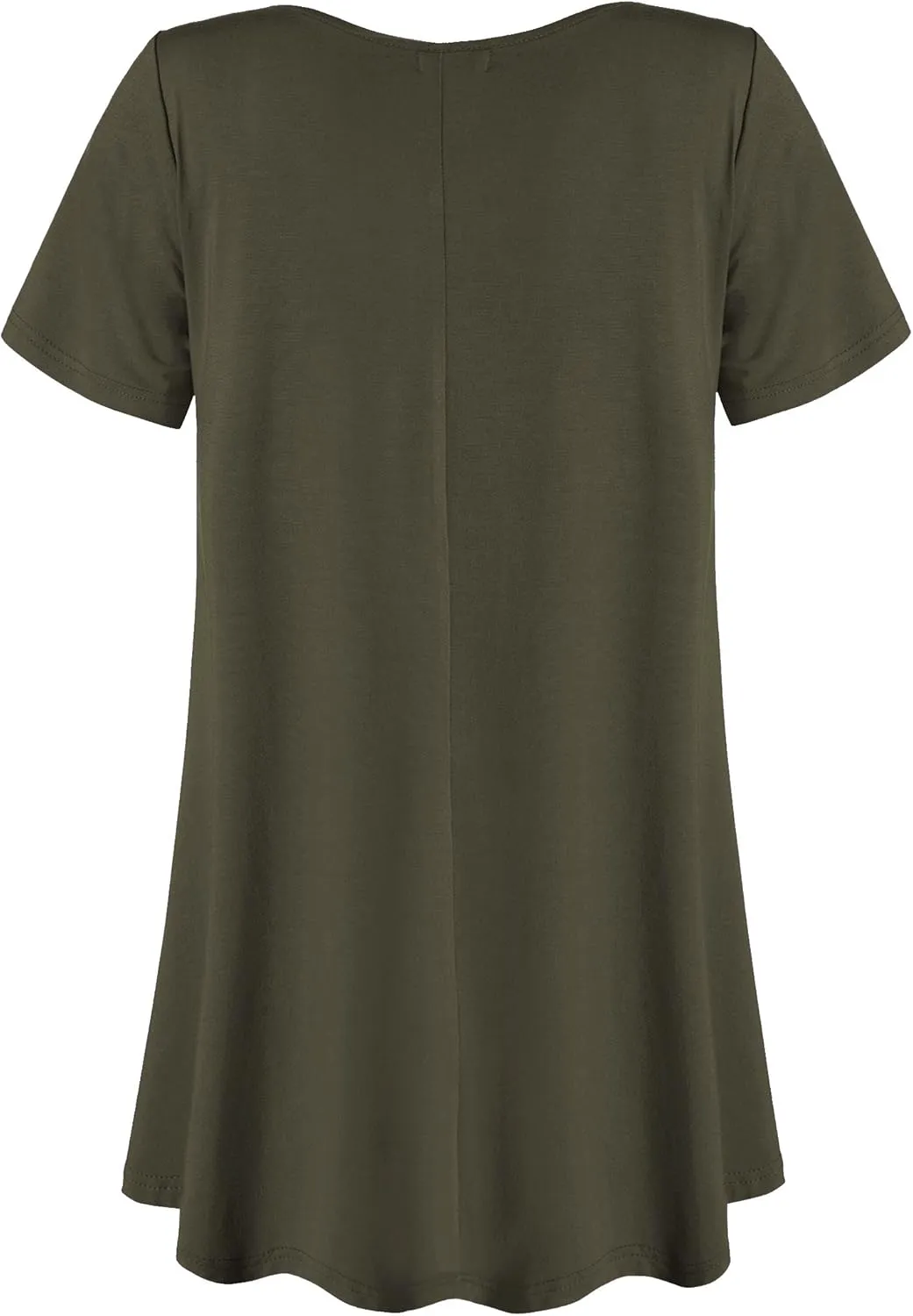 Esenchel Women's Tunic Top Casual T Shirt for Leggings
