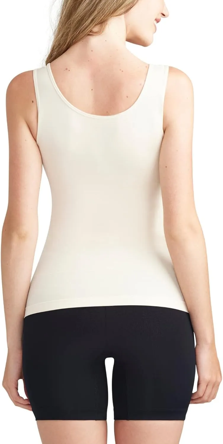 ESSENTIALS BY TUMMY TANK Women's Seamless Shaping Tank Top