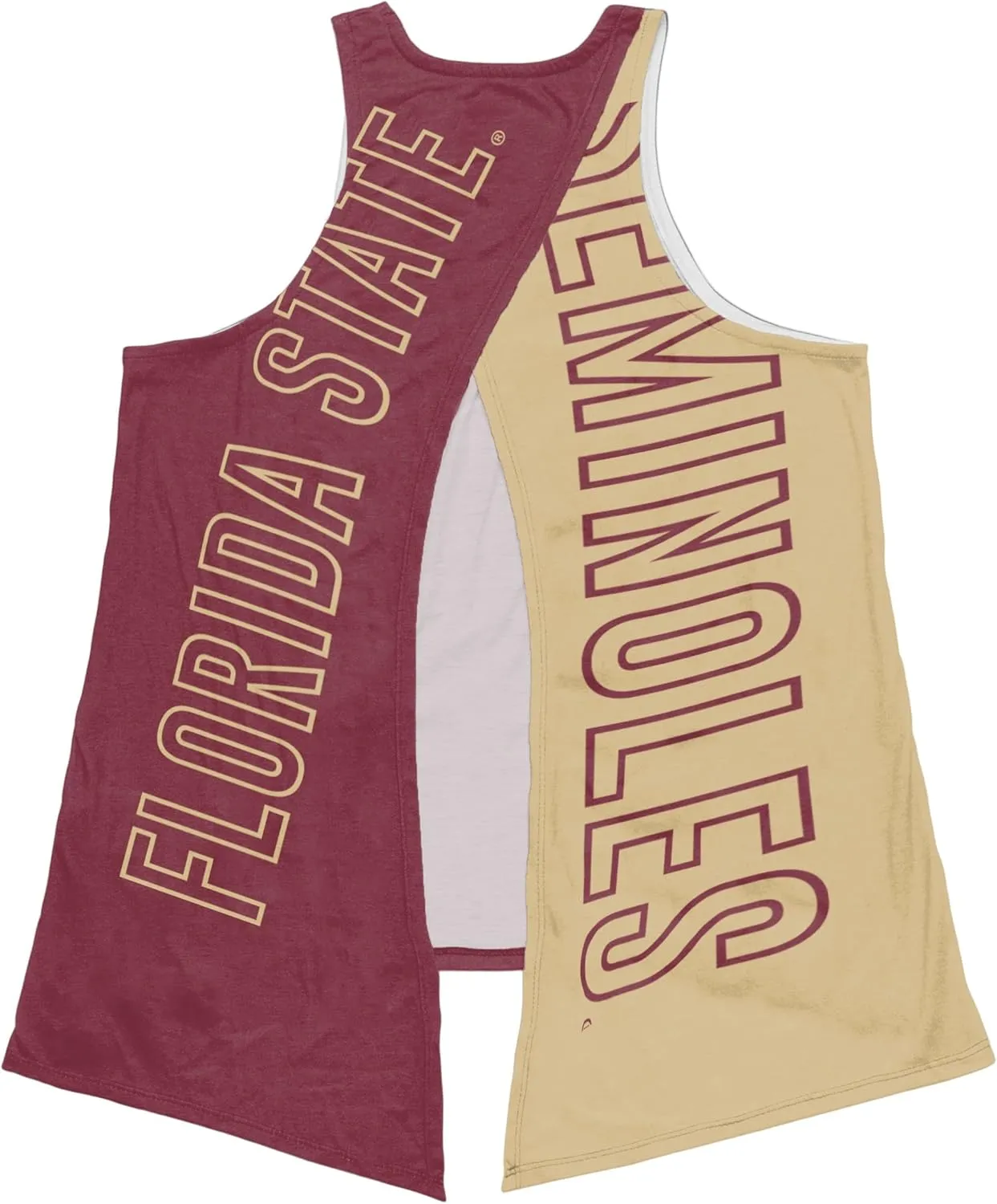 FOCO Women's NCAA Tie Breaker Sleeveless Fashion Top Shirt