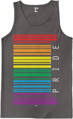 Gay Pride Barcode - LGBTQ Support Parade Men's Tank Top