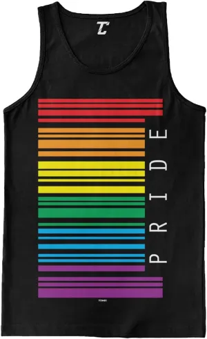 Gay Pride Barcode - LGBTQ Support Parade Men's Tank Top