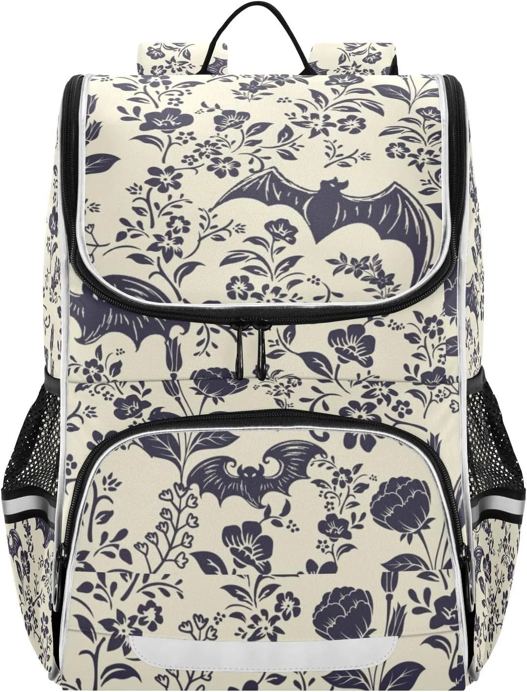 Goth Bats Backpack 16 Inch Stylish Casual Rucksack Daypacks, College School Student Laptop Backpack