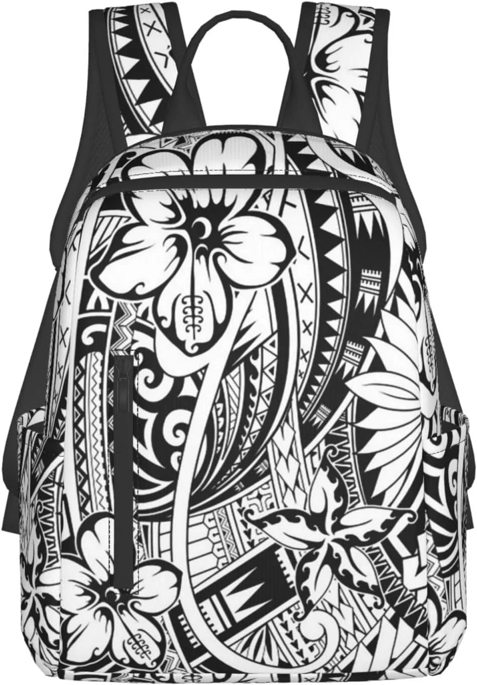 Hawaiian Polynesian Tribal Stylish Casual Backpack Bag For Women Multipurpose Laptop Backpacks Computer Daypack For Men Picnic Travel Hiking