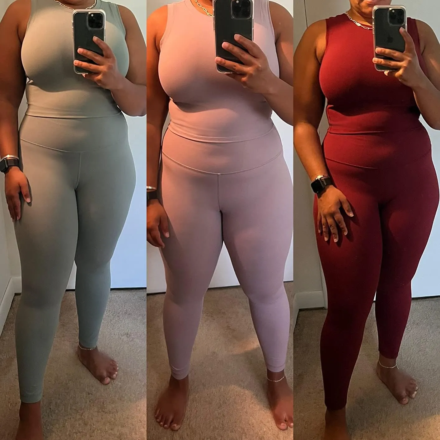 HeyNuts Wherever Crop Top Workout Tank Tops Unpadded/Padded