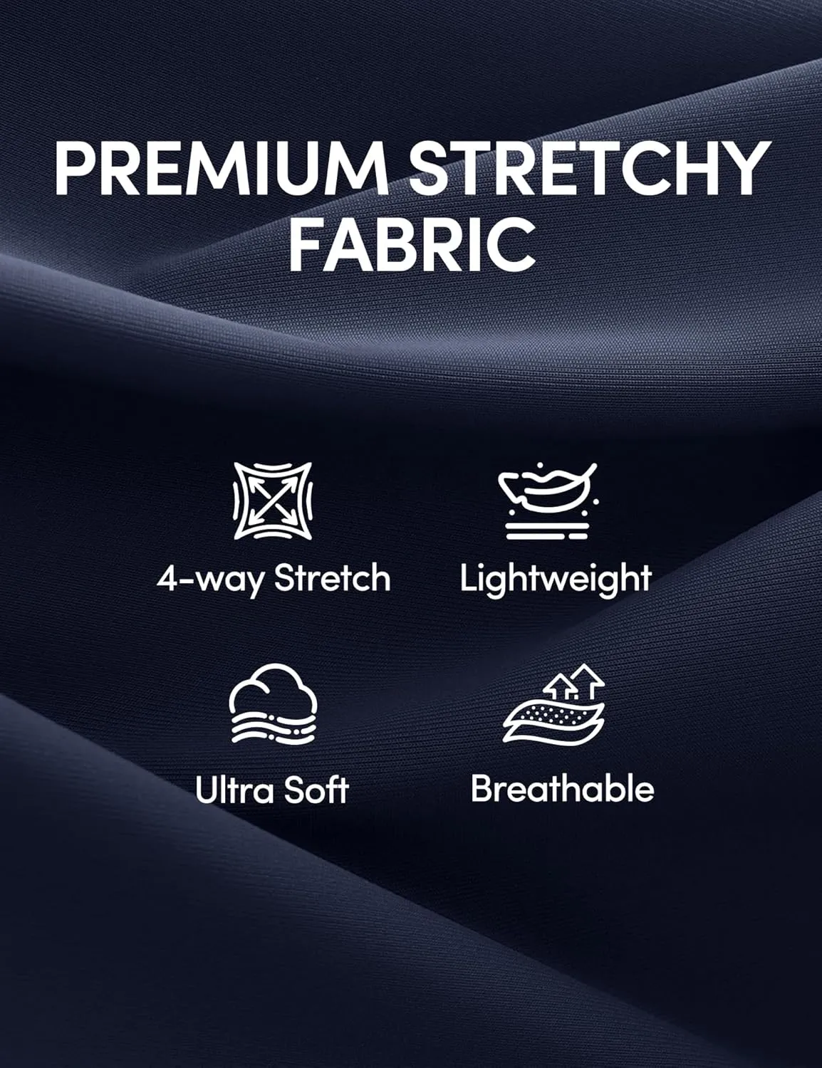 IUGA Womens Dress Pants Wide Leg Pull On Stretchy Work Pants Women High Waisted Business Casual Trousers with Pockets