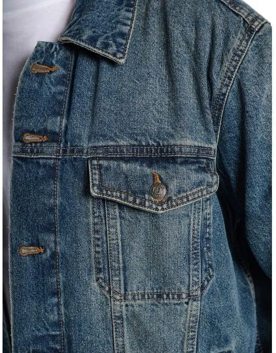Justin J-1489 Tulsa Denim Jacket for Men - Stylish, Casual Jacket for Everyday Wear, Durable and Comfortable Denim Jacket