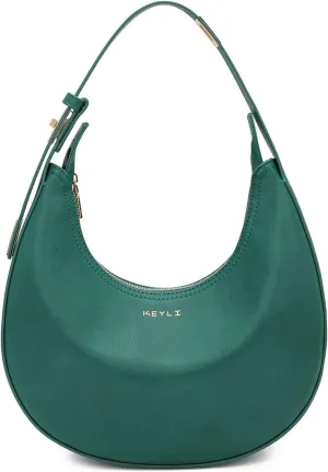 Keyli Shoulder Bag for Women Stylish Casual Clutch Purses for Women 3 Ways Adjust Strap Hobo Handbags with Zip Closure
