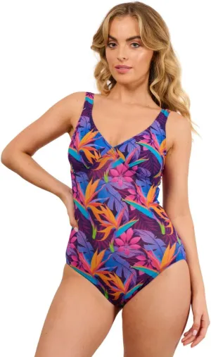 Kiniki Women's Tan Through Support Top Swimsuit (5th Generation)