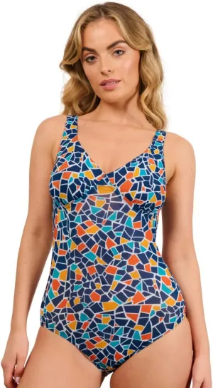 Kiniki Women's Tan Through Support Top Swimsuit (5th Generation)